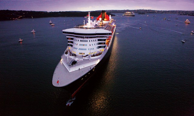Cunard's Queen Mary 2 underwent a refit last month that left her with a sharp new look. Photo courtesy of Cunard Line.