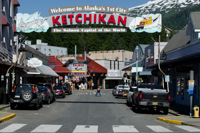 Ketchikan - the Salmon Capital of the World, and one of my personal favorite ports of call in Alaska. Photo © 2012 Aaron Saunders
