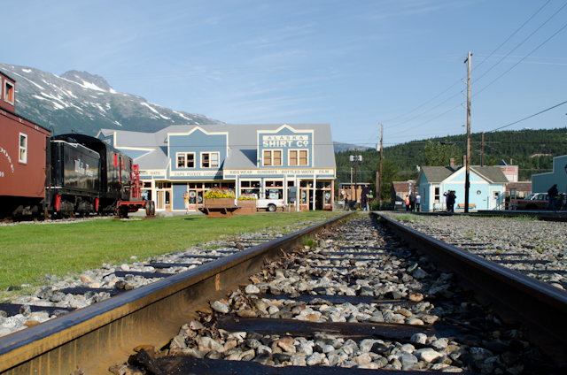 The railroad was a critical lifeline for the Gold Rush town of Skagway, Alaska. Photo © 2012 Aaron Saunders