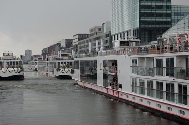 Last week, we witnessed 10 of Viking River Cruises' Viking Longships christened in the Port of Amsterdam. Photo © 2013 Aaron Saunders