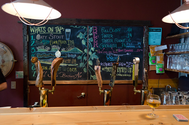 What's on-tap at the Island Hoppin' Brewery? Quite a bit, as it turns out. Photo © 2013 Aaron Saunders