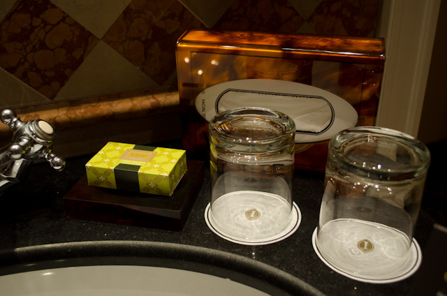 Toiletries in each bathroom are up to InterContinental's typically-high standards. Photo © 2013 Aaron Saunders