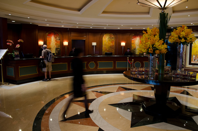 The attractive lobby of the Sheraton Saigon; the perfect post-cruise place to put my feet up after disembarking AmaWaterways' AmaLotus. Photo © 2013 Aaron Saunders