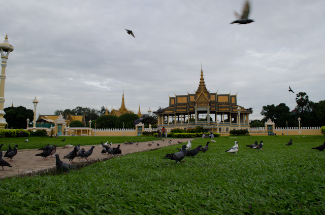 Phnom Penh's Royal Palace Park is just blocks away from the docking location of AmaLotus. Photo © 2013 Aaron Saunders
