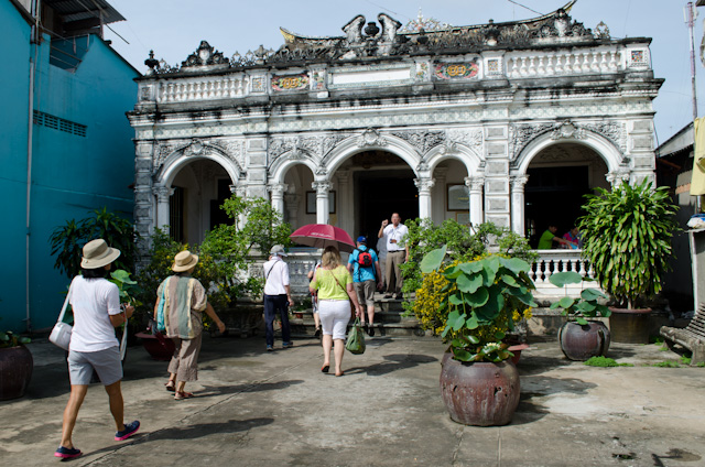 The home of Huynh Thuy Lee - 255A Nguyen Hue Street in Sa Dec - was the setting for the novel and film, The Lover. Photo © 2013 Aaron Saunders