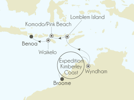 Our Silver Discoverer expedition cruise will take us from Australia to Indonesia - in style. Illustration courtesy of Silversea