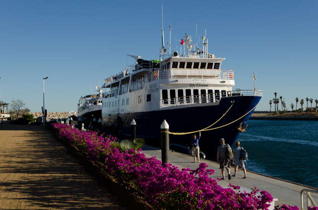 Un-Cruise Adventures' Safari Voyager at her berth in San Jose del Cabo, Mexico. Photo © 2014 Aaron Saunders