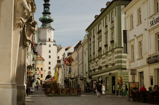 Bratislava, Slovakia is a fabulous port of call - and I look forward to seeing it in the winter for the first time ever! Photo © 2014 Aaron Saunders