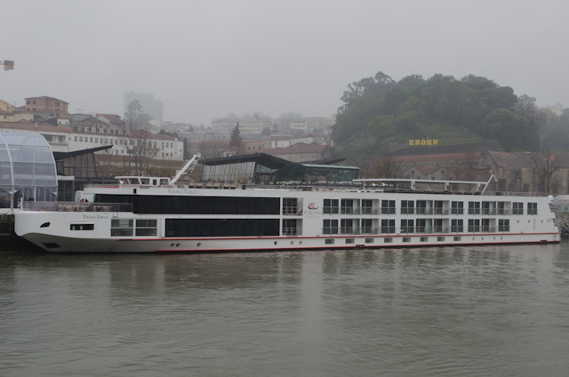 Viking Hemming at her berth in Gaia, Portugal - just across the Douro from Porto. Photo © 2014 Aaron Saunders