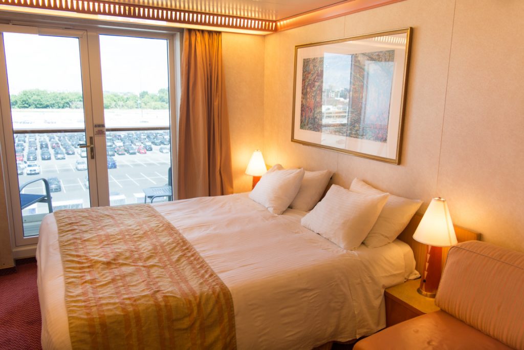 If you've sailed with Carnival before, you'll find that everything is exactly where you'd expect it to be in staterooms aboard Carnival Pride. Photo © 2016 Aaron Saunders