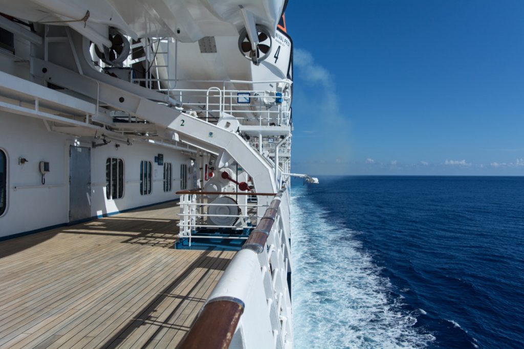 Before long, we were on the Atlantic, and back in the warm weather this afternoon! Photo © 2016 Aaron Saunders