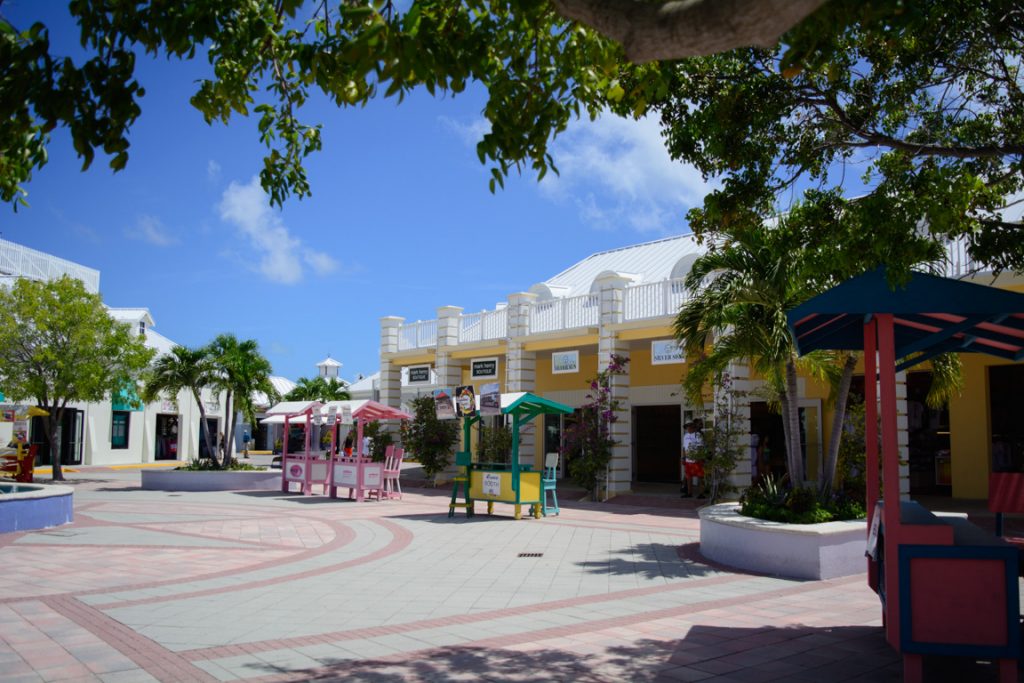 A manufactured cruise port of call, Grand Turk's shopping area has all the usual touristy suspects. That's either a great thing, or a terrible thing, depending on your stance. Photo © 2016 Aaron Saunders