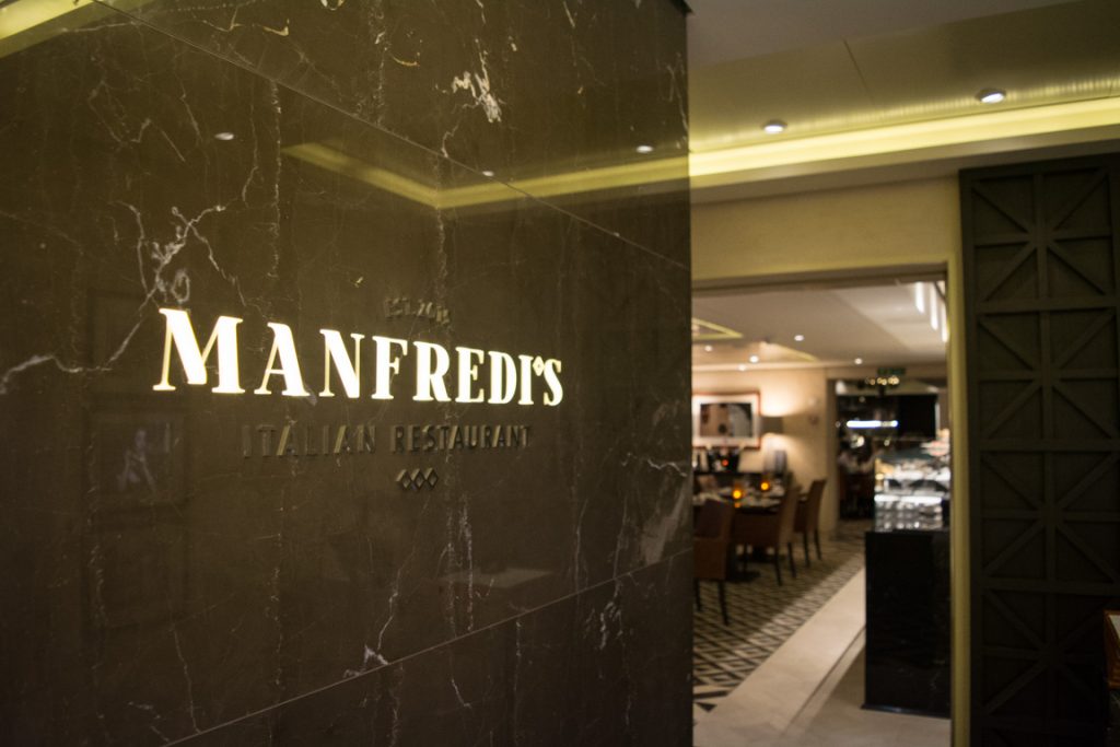 Tonight, I dined at Manfredi's...Photo © 2016 Aaron Saunders