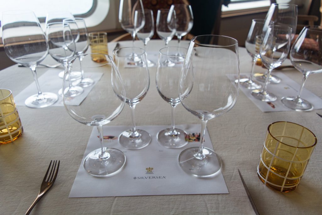 Offered to guests staying in the line's top suites, this wine and food pairing event complements the rare vintage event that is being offered tomorrow. Photo © 2016 Aaron Saunders