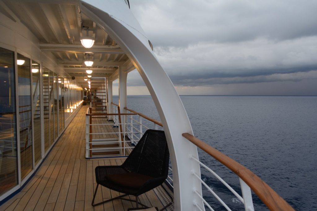 Back onboard Silver Shadow, things were looking decidedly moody as we left Phuket. Photo © 2016 Aaron Saunders