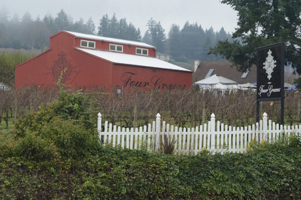 Our tours today took us on a wine-tasting trip to the Willamette Valley. Photo © 2016 Aaron Saunders